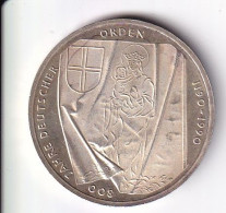 MONEDA DE PLATA DE ALEMANIA DE 10 MARK DEL AÑO 1990 LETRA J - VIRGIN-VIRGEN (COIN) SILVER,ARGENT. - Altri & Non Classificati