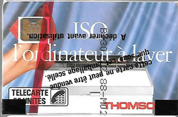 CARTE-PUBLIC-01/1989-F-46Bbis.-SC4 On-50U-ISO THOMPSON-OFFSET-6 Pe 104055-V° Trait Fin Proche Logo--NSB-TBE - 1989