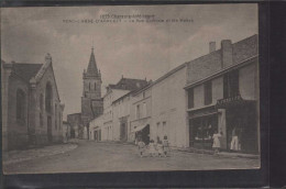 PONT L'ABBE D'ARNOULT  La Rue Centrale Et Les Halles BRAUN - Pont-l'Abbé-d'Arnoult