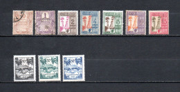 Guadalupe   1904-47 .-   Y&T  Nº   16-22-25/29-41/43    Taxa - Timbres-taxe