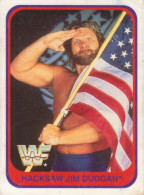 117/150 HACKSAW JIM DUGGAN - WRESTLING WF 1991 MERLIN TRADING CARD - Trading-Karten