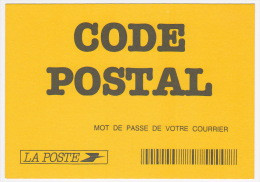 CODE POSTAL - Carte Postale De Service - Passe Partout - Pseudo-entiers Officiels