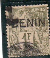 BENIN: Colonies Françaises ,année 1892 Surchargé Main N° 13 Oblitéré - Used Stamps