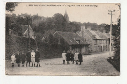 JUVIGNY SOUS ANDAINE - L'EGLISE VUE DU BAS BOURG - 61 - Juvigny Sous Andaine