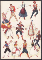 Yugoslavia Vladimir Kirin Croatia National Dances National Costumes Cultures Traditions - Yougoslavie