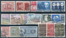 DENMARK 1980 Complete Commemorative Issues Used. Between Michel 697-717 - Gebruikt