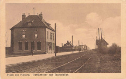 Hoek Van Holland Postkantoor Met Tramstation 1949 - Hoek Van Holland