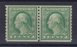 US, Scott 490, MNH Horizontal Joint Coil Pair, PSE GRADED 95 - Unused Stamps