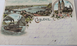 COBLENZ KOBLENZ PANORAMA CARTE ECRITE EN 1898 - Konz