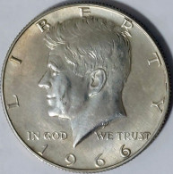 USA - ½ Dollar 1966, KM# 202a, Silver (#2183) - 1964-…: Kennedy