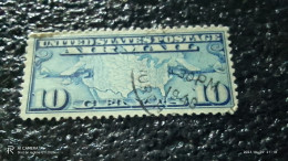 USA-1926-27       10C       AIRMAIL  STAMP   USED- - 1a. 1918-1940 Usati