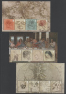 GRANDE-BRETAGNE 2019 - LEONARDO DA VINCI 2019 - 3 Blocs (12 Timbres **) - Yvert 4736-4747 - Unused Stamps