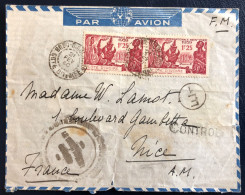 Côte-d'Ivoire Divers Sur Enveloppe TAD Bobo Dioulasso 21.2.1940 Pour La France + Censure - (B4698) - Lettres & Documents