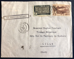 Togo Divers Sur Enveloppe TAD LOME 8.5.1937 Pour La France - (B4700) - Brieven En Documenten