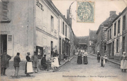 61-MOUTIERS-AU-PERCHE- RUE DE L'EGLISE PARTIE BASSE - Other & Unclassified