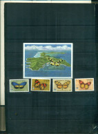 S,VINCENT GRENADINES GENOVA 92 PAPILLONS 4 VAL + BF NEUFS A PARTIR DE 3 EUROS - Colibris