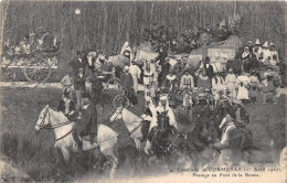 41-CORMERAY- CAVALCADE DE CORMERAY- 1ER AVRIL 1907- PASSAGE AU PONT DE LA RONCE - Autres & Non Classés