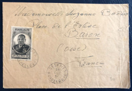 Guadeloupe, Divers Sur Enveloppe TAD DESHAIES 23.12.1943 - (B4711) - Cartas & Documentos