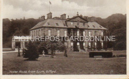 YESTER HOUSE FROM SOUTH GIFFORD OLD B/W POSTCARD SCOTLAND - East Lothian