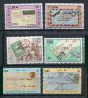 Cuba ** - N° 1809 - 1762 - 2359 - 2360 - 2436 - 2437 - Timbre Sur Timbre - Poste Aérienne