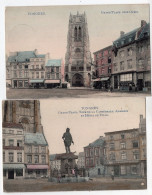 15 - TONGRES - Grand'Place *2 Cartes Colorisées* - Tongeren