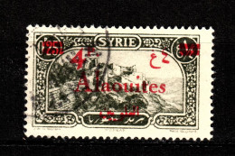 Alaouites N° 37 Oblitéré Type II Chiffre Gras - Used Stamps