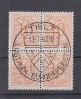 BELGIË - OBP - 1951 - Nr 850 ( TIELT - LUSTRUM EUROPAFEESTEN) - Gest/Obl/Us - 1951-1975 Heraldic Lion