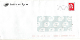 Entier Postal PAP De Service Lettre En Ligne La Poste Pour Envoi De Courrier Via Laposte.fr  N° Au Dos 292224 - Prêts-à-poster:Stamped On Demand & Semi-official Overprinting (1995-...)