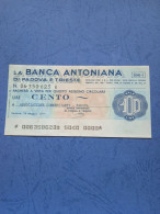 Banca Antoniana Di Padova E Trieste-100 Lire 16.5.1977- - [10] Chèques