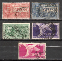 ITALIE ---TIMBRE POUR JOURNAUX--- N°10/12/19/31/31A ---OBL VOIR SCAN - Revenue Stamps