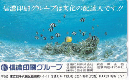 TARJETA DE JAPON DE UN PEZ  (FISH-PEZ-POISSON) - Fish