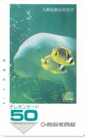 TARJETA DE JAPON DE UN MANATI  (FISH-PEZ-POISSON) - Fische