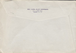 REVerent. CARL OLOF HERMANN, SÖDERKÖPING 1964? Cover Brief MÅNSARP Uppsala Erzbistum Erzbischof Stefan (+1185) - Storia Postale