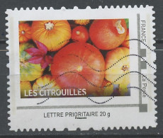 France - Frankreich Timbre Personnalisé 2008 Y&T N°IDT07-028 - Michel N°BS(?) (o) - Les Citrouilles - Gebraucht