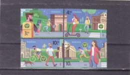 ROMANIA 2022 ECOLOGY -GREEN FRIDAY. Stop ! Today The Car Is Standing Still - Set Of 4 Stamps , MNH** - Ungebraucht