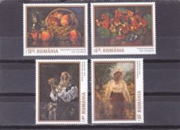 ROMANIA 2022 OCTAV BANCILA - Painter - Set Of 4 Stamps MNH** - Ungebraucht