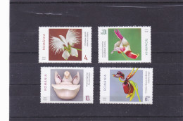 2022- Fantasi Flowers,ORCHID, ROMANIA 4v ,MNH - Unused Stamps