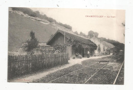 Cp, Chemin De Fer , La Gare , 52 , CHAMOUILLEY,  Voyagée 1906 - Stazioni Senza Treni