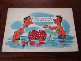 Timbrée 1960 Jean De Preissac  Mais Ma Parole C'est Ta Femme ? Humour, Mer Maillot De Bain - Preissac