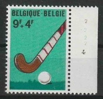 Belgie OCB 1548 ** MNH Met Plaatnummer 4 - 1961-1970