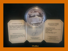 TAJIKISTAN 5 Somoni, Silver Proof Coin "Independence" 2006, Mintage - 1500, 34gr. Coin&Sertificate - Tajikistan