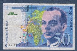 France  - 50 Francs  St Exupéry  De 1994 - 50 F 1992-1999 ''St Exupéry''