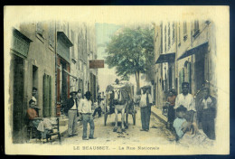 Cpa Du 83 Le Beausset -- La Rue Nationale -- Cpa Toilée  LANR55 - Le Beausset