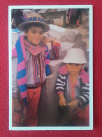 TARJETA POSTAL POST CARD CARTE POSTALE POSTKARTE GUATEMALA TODOS LOS SANTOS CUCHUMATANES NIÑOS CHILD CHILDREN SOMBREROS. - Guatemala