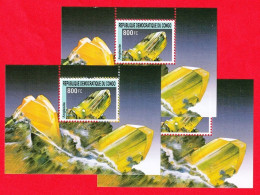 MN031v3- Congo - MNH_ X3 - Minéraux