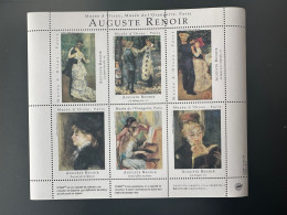 France - Vignette Cinderella ITVF Stamp! Musée D'Orsay Paris Musée De L'Orangerie Auguste Renoir - Sonstige & Ohne Zuordnung
