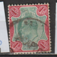 India  1902   SG 136   1R     Fine Used - 1902-11 King Edward VII