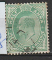 India   1906  SG  149  1/2a  Fine Used - 1902-11  Edward VII