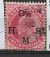India  Overprinted  OHMS  1902  SG  057  1a Fine Used - 1902-11  Edward VII