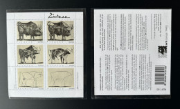 France - Vignette Cinderella ITVF Art-stamps Michel Hosszu Pablo Picasso Taureau Stier Bull Art Kunst Tableau - Andere & Zonder Classificatie